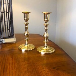 A set of 2 Baldwin candle stick holders
